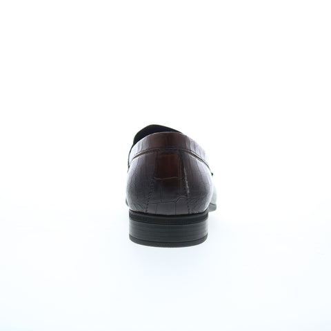 Bruno Magli Mineo MB1MINE9 Mens Brown Loafers & Slip Ons Penny Shoes
