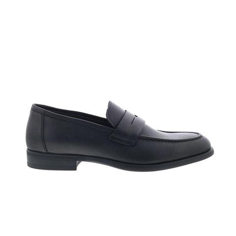Bruno Magli Roman MB1ROMA0 Mens Black Loafers &amp; Slip Ons Penny Shoes
