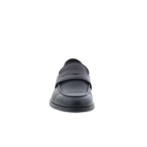 Bruno Magli Roman MB1ROMA0 Mens Black Loafers &amp; Slip Ons Penny Shoes