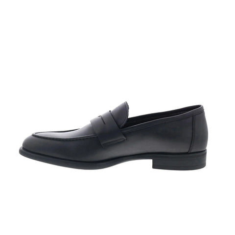 Bruno Magli Roman MB1ROMA0 Mens Black Loafers &amp; Slip Ons Penny Shoes
