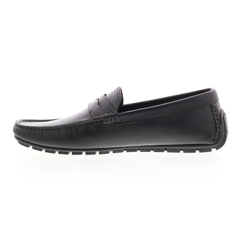 Bruno Magli Xeno MB1XNOA0 Mens Black Leather Loafers & Slip Ons Penny Shoes