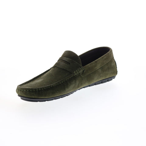 Bruno Magli Xeno MB1XNOP1 Mens Green Loafers & Slip Ons Moccasin Shoes