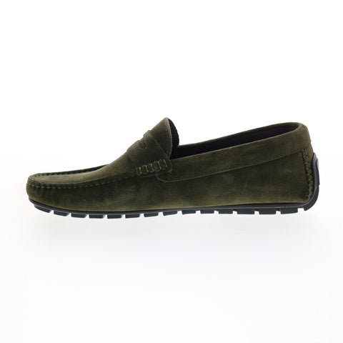 Bruno Magli Xeno MB1XNOP1 Mens Green Loafers & Slip Ons Moccasin Shoes