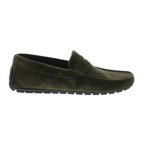 Bruno Magli Xeno MB1XNOP1 Mens Green Loafers & Slip Ons Moccasin Shoes