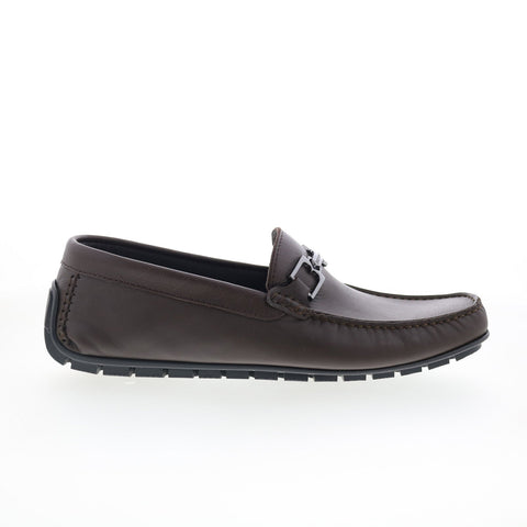 Bruno Magli Xavier MB1XVRC1 Mens Brown Loafers & Slip Ons Moccasin Shoes