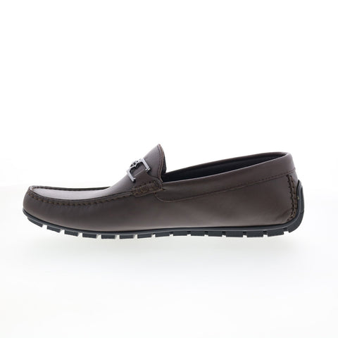Bruno Magli Xavier MB1XVRC1 Mens Brown Loafers & Slip Ons Moccasin Shoes