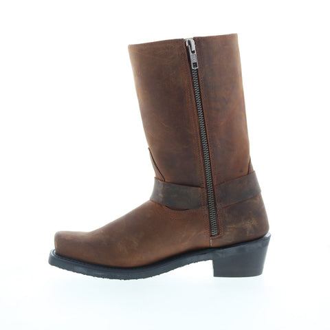 Jama Old West Harness Boot MB2060L Womens Brown Leather Western Boots