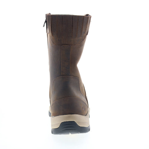 Jama Old West S 9 Inch MB2062 Mens Brown Wide Leather Western Boots
