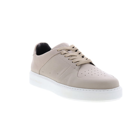 Bruno Magli Cesare MB2CESO1 Mens Beige Leather Lifestyle Sneakers Shoes