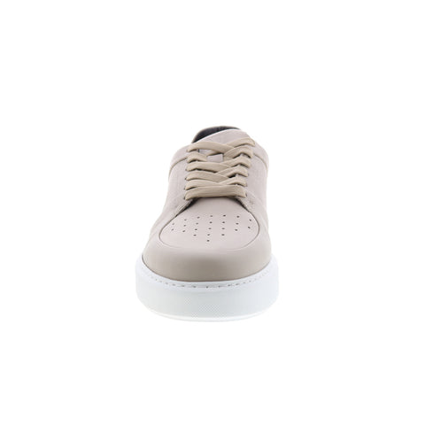 Bruno Magli Cesare MB2CESO1 Mens Beige Leather Lifestyle Sneakers Shoes