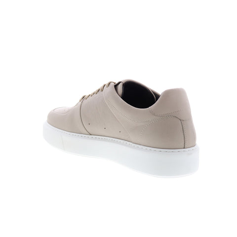 Bruno Magli Cesare MB2CESO1 Mens Beige Leather Lifestyle Sneakers Shoes