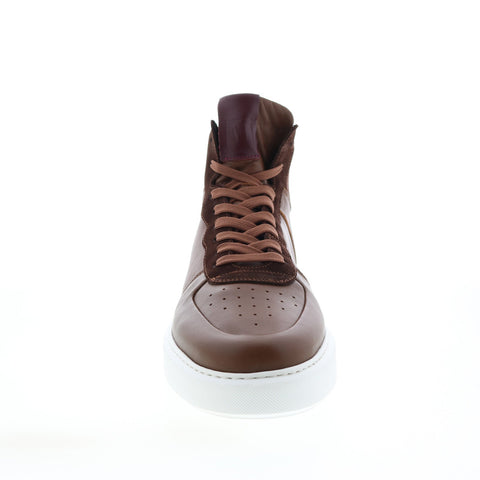 Bruno Magli Cesare HI MB2CSRB0 Mens Brown Leather Lifestyle Sneakers Shoes
