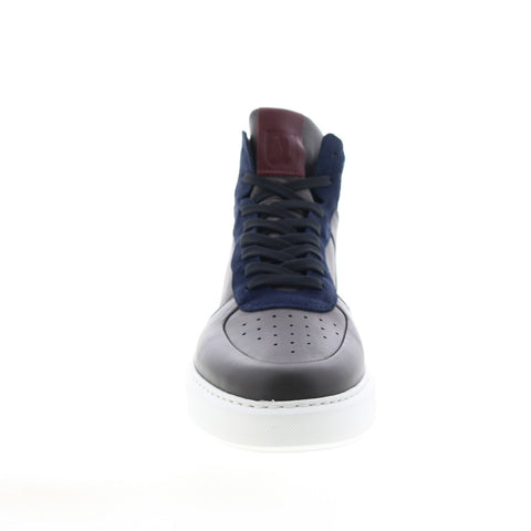 Bruno Magli Cesare HI MB2CSRN0 Mens Blue Leather Lifestyle Sneakers Shoes