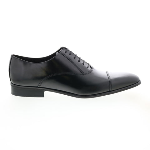 Bruno Magli Delano MB2DELA0 Mens Black Oxfords & Lace Ups Cap Toe Shoes