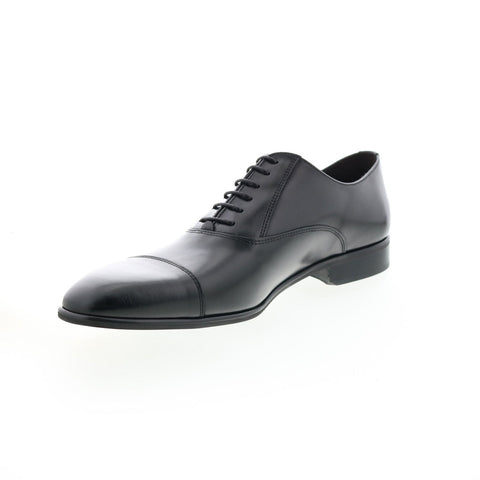 Bruno Magli Delano MB2DELA0 Mens Black Oxfords & Lace Ups Cap Toe Shoes
