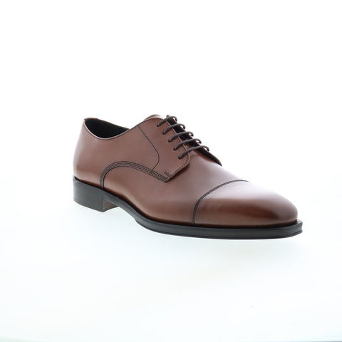 Bruno Magli Hanover MB2HANB0 Mens Brown Oxfords & Lace Ups Cap Toe Shoes