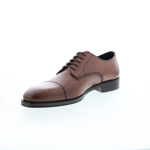 Bruno Magli Hanover MB2HANB0 Mens Brown Oxfords & Lace Ups Cap Toe Shoes