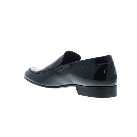 Bruno Magli Nunzio MB2NUNA2 Mens Black Leather Loafers & Slip Ons Casual Shoes