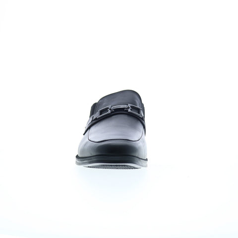 Bruno Magli Paul MB2PAUA0 Mens Black Leather Loafers & Slip Ons Casual Shoes