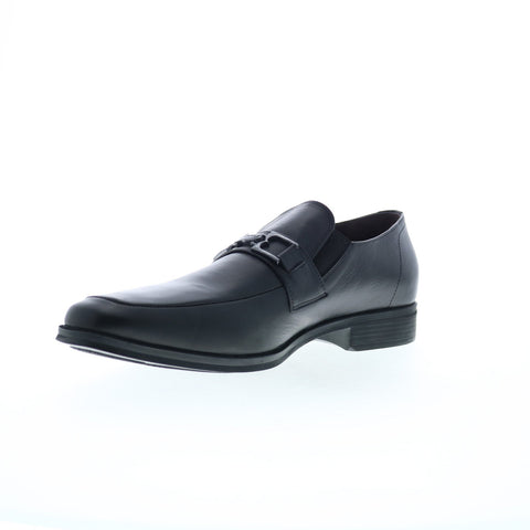 Bruno Magli Paul MB2PAUA0 Mens Black Leather Loafers & Slip Ons Casual Shoes