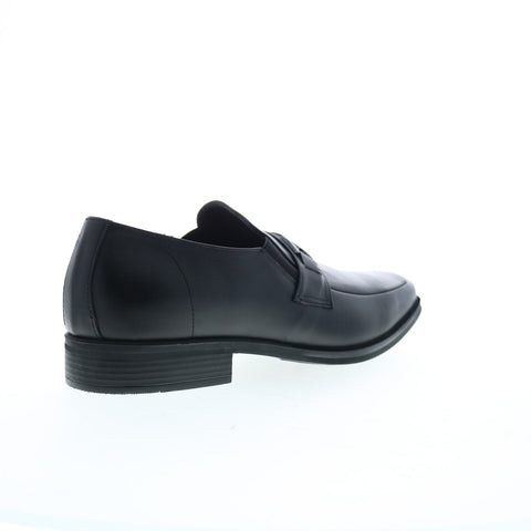 Bruno Magli Paul MB2PAUA0 Mens Black Leather Loafers & Slip Ons Casual Shoes