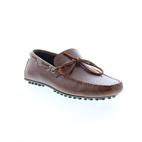 Bruno Magli Tino MB2TINB0 Mens Brown Loafers & Slip Ons Moccasin Shoes