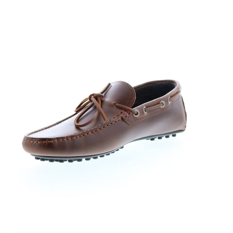Bruno Magli Tino MB2TINB0 Mens Brown Loafers & Slip Ons Moccasin Shoes
