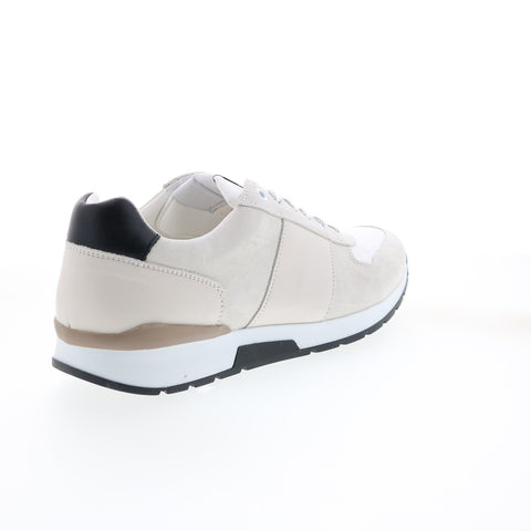 Bruno Magli Beta MB3BETG3 Mens Beige Suede Lace Up Lifestyle Sneakers Shoes