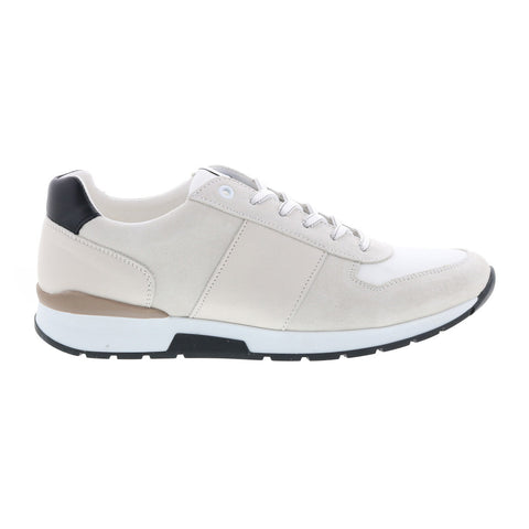 Bruno Magli Beta MB3BETG3 Mens Beige Suede Lace Up Lifestyle Sneakers Shoes