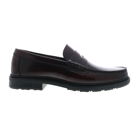 Bruno Magli Mello MB3MELJ0 Mens Burgundy Loafers & Slip Ons Penny Shoes