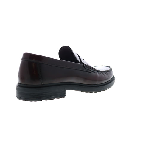 Bruno Magli Mello MB3MELJ0 Mens Burgundy Loafers & Slip Ons Penny Shoes