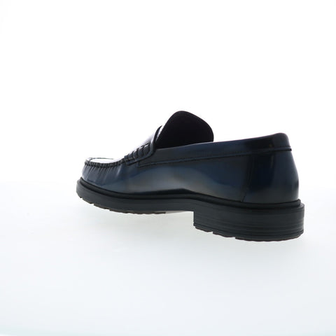 Bruno Magli Mello MB3MELN0 Mens Blue Leather Loafers & Slip  display picture 3