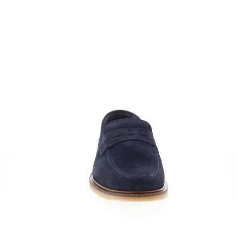 Bruno Magli Carmelo MB4CARN1 Mens Blue Loafers & Slip Ons Penny Shoes
