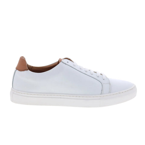 Bruno Magli Daniel MB4DANG0 Mens White Leather Lifestyle Sneakers Shoes