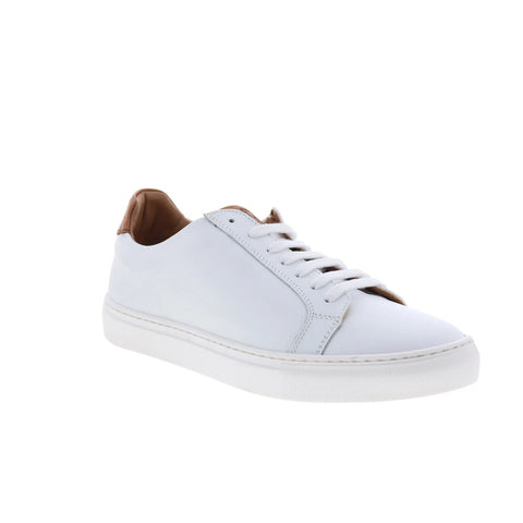 Bruno Magli Daniel MB4DANG0 Mens White Leather Lifestyle Sneakers Shoes