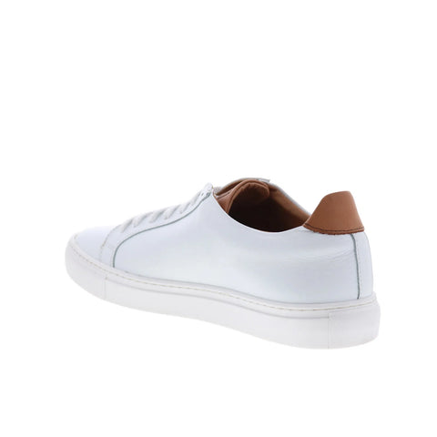 Bruno Magli Daniel MB4DANG0 Mens White Leather Lifestyle Sneakers Shoes