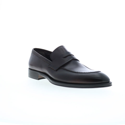 Bruno Magli Harlow MB4HARE0 Mens Brown Loafers & Slip Ons Penny Shoes