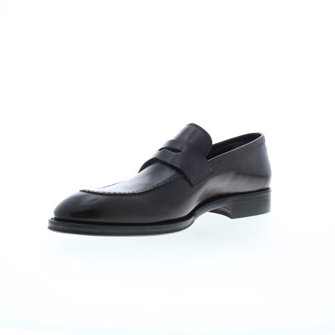 Bruno Magli Harlow MB4HARE0 Mens Brown Loafers & Slip Ons Penny Shoes