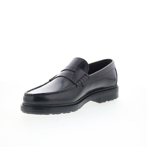 Bruno Magli Milo MB4MILA0 Mens Black Leather Loafers & Slip Ons Penny Shoes