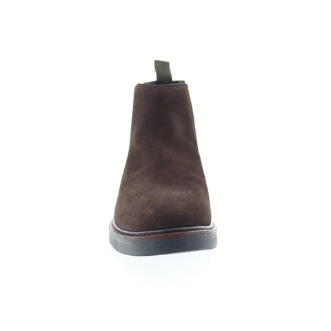 Bruno Magli Rafael MB4RAFC1 Mens Brown Suede Slip On Chelsea Boots