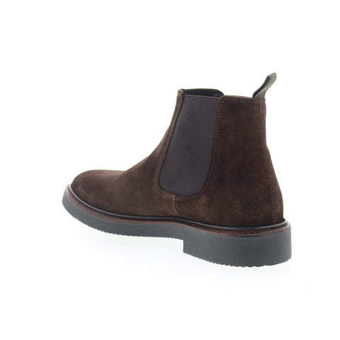 Bruno Magli Rafael MB4RAFC1 Mens Brown Suede Slip On Chelsea Boots