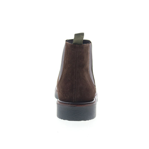 Bruno Magli Rafael MB4RAFC1 Mens Brown Suede Slip On Chelsea Boots