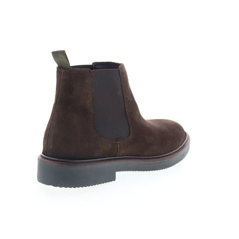 Bruno Magli Rafael MB4RAFC1 Mens Brown Suede Slip On Chelsea Boots