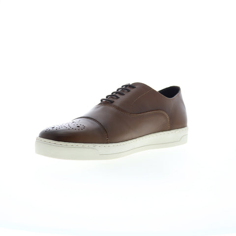 Bruno Magli Salatino MB4SALB0 Mens Brown Leather Lifestyle Sneakers Shoes