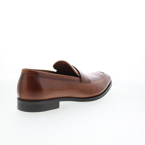 Bruno Magli Cilo MB5CILC0 Mens Brown Leather Loafers & Slip Ons Penny Shoes