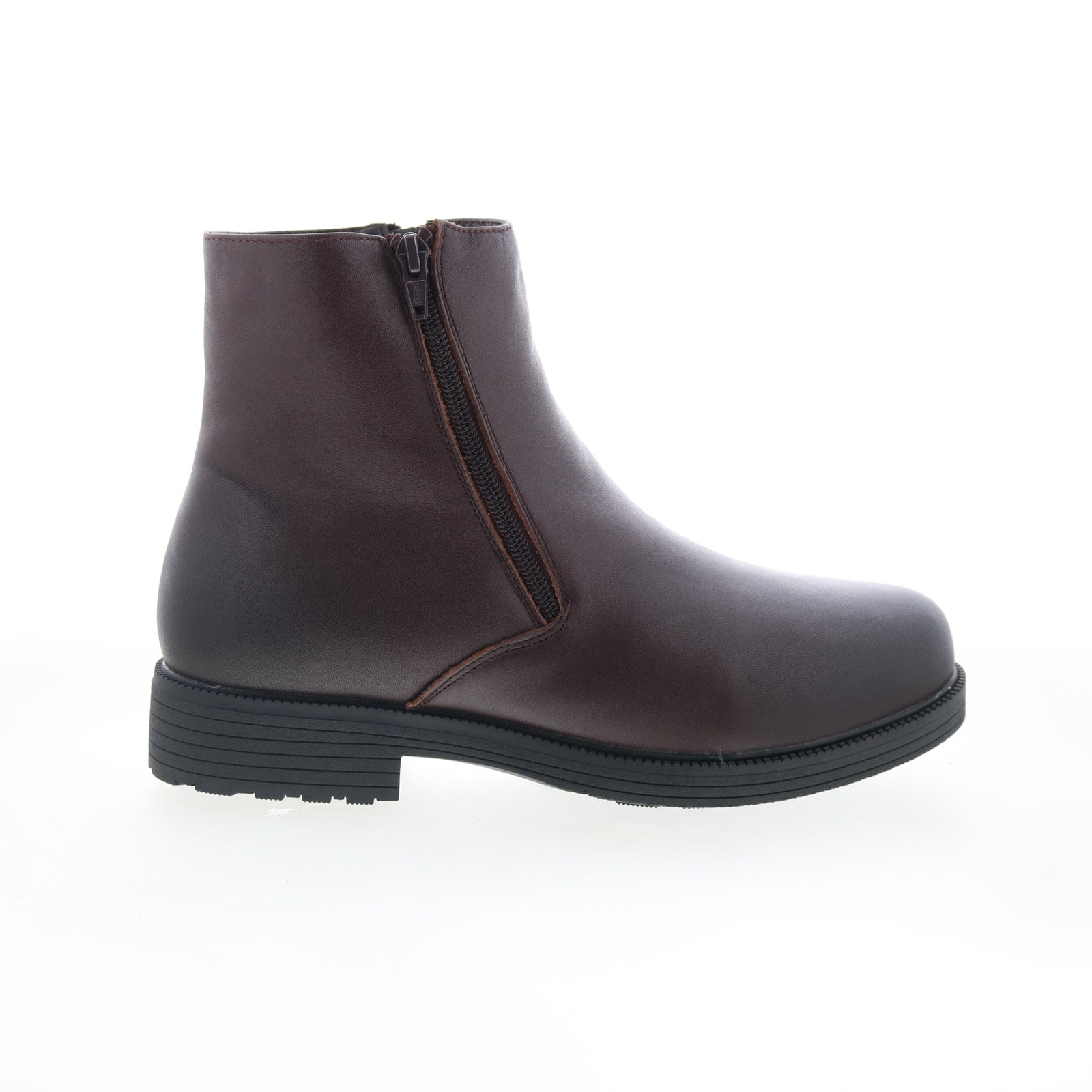 Propet Troy MBA005LBR Mens Brown Leather Zipper Casual Dress Boots Men 9 M Propet Troy MBA005LBR Mens Brown Leather Zipper Casual Dress  main image 3