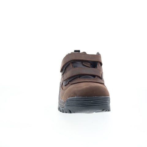 Propet Cliff Walker Low Strap Mens Brown Extra Wide 3E Oxfords Casual Shoes