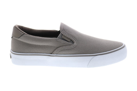 Lugz Bandit MBANDIC-0318 Mens Gray Canvas Slip On Lifestyle Sneakers Shoes