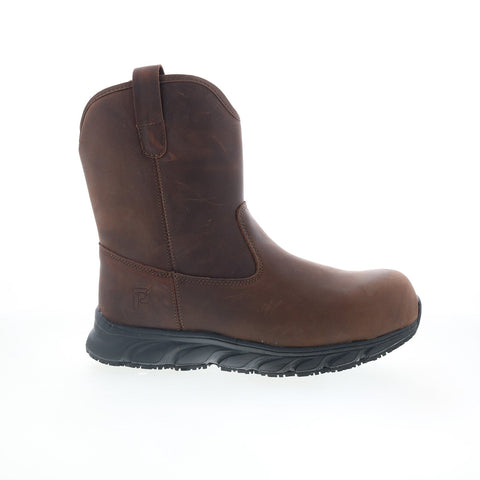 Propet Smith Composite Toe Mens Brown Leather Extra Extra Wide 6E Work Boots