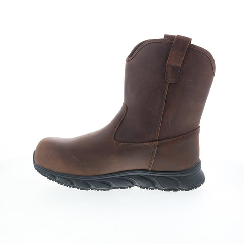 Propet Smith Composite Toe MBU004LBCH Mens Brown Extra Wide Work Boots